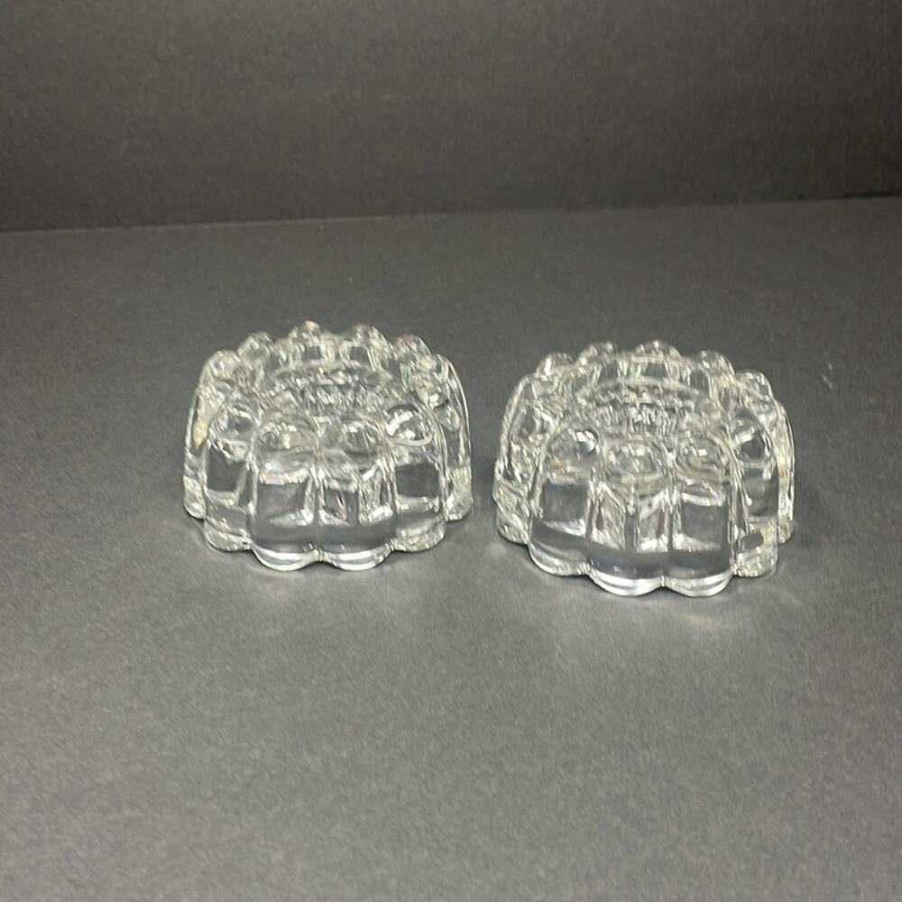 Vintage Y2K Princess House #0486 Crystal candlestick holders